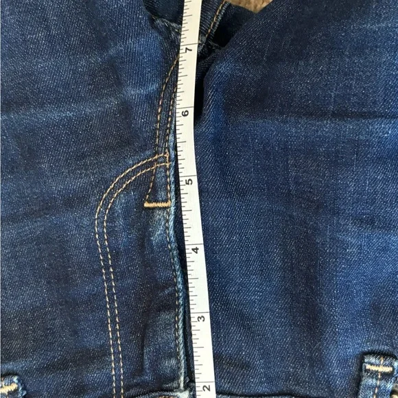 Sebastian McCall Womens Jeans Size 26 Straight Leg USA Made Dark Blue - Picture 7 of 8